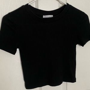 Zara Black Crop Top